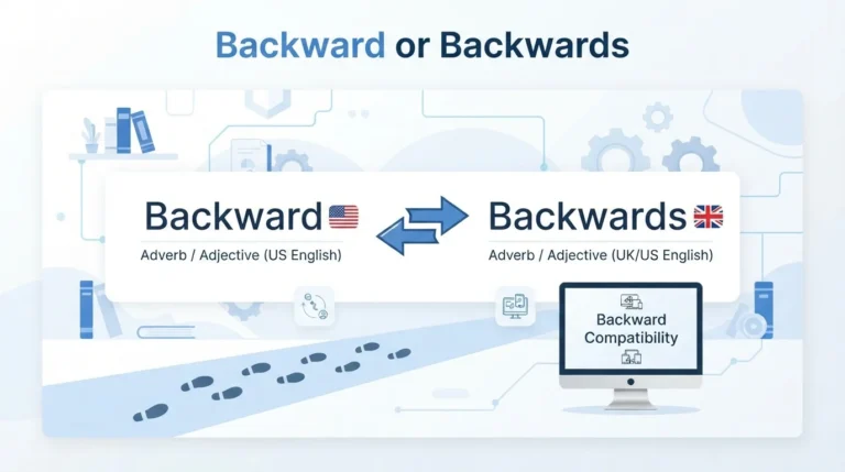 backward or backwards