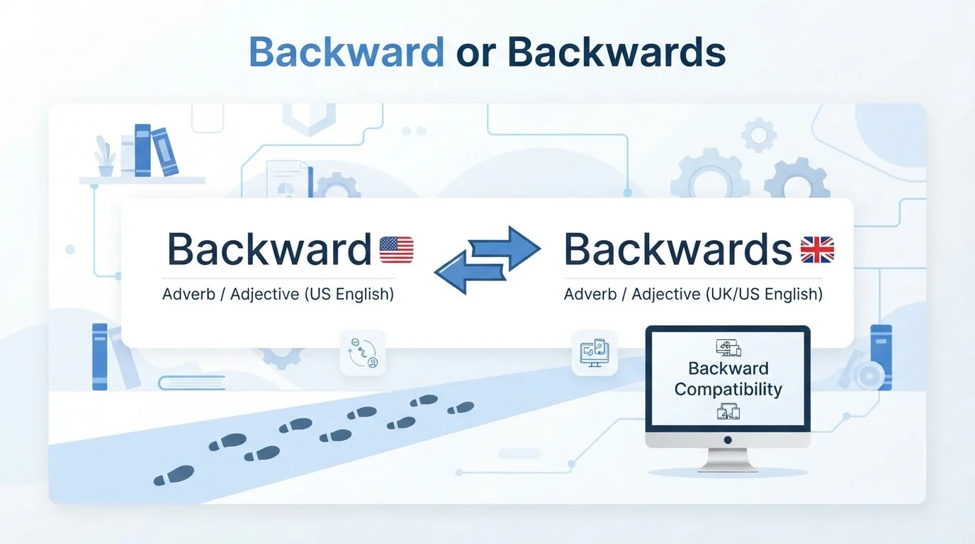 backward or backwards