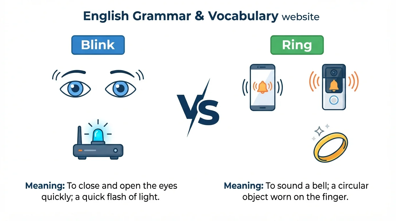 blink or ring