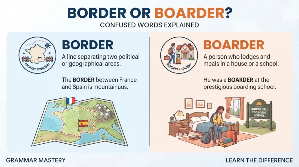 border or boarder