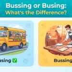 bussing or busing