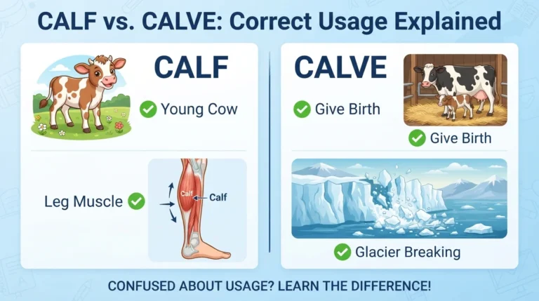 calf or calve