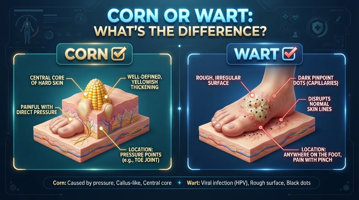 corn or wart