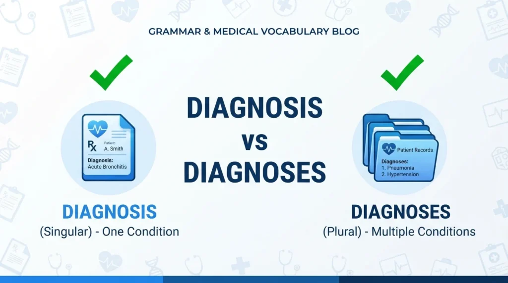diagnoses or diagnosis