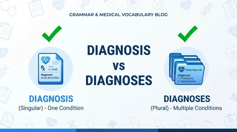 diagnoses or diagnosis