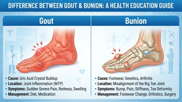 gout or bunion