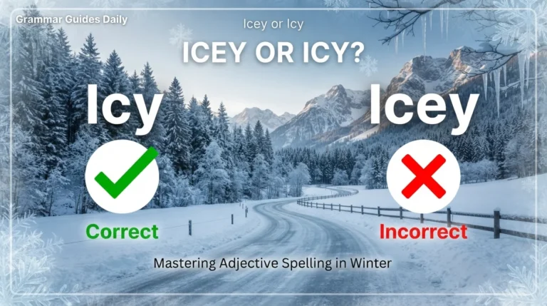 icey or icy