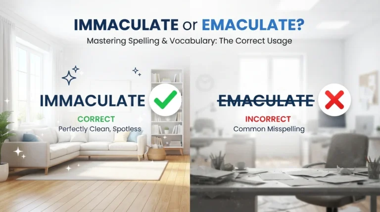immaculate or emaculate