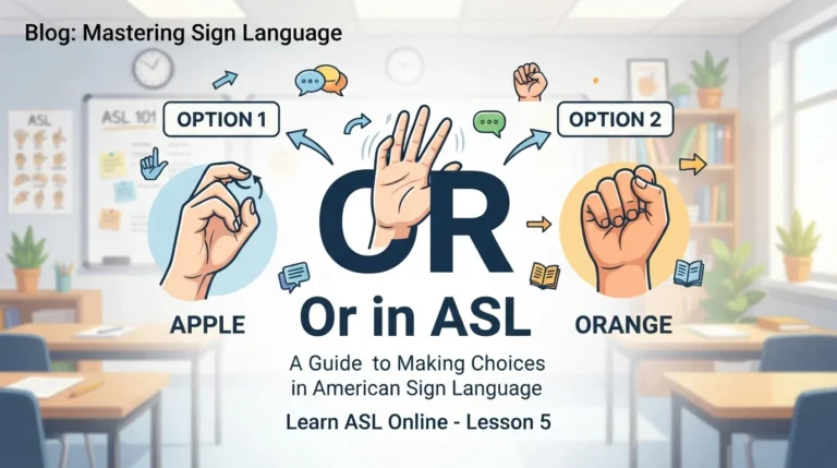 or in asl