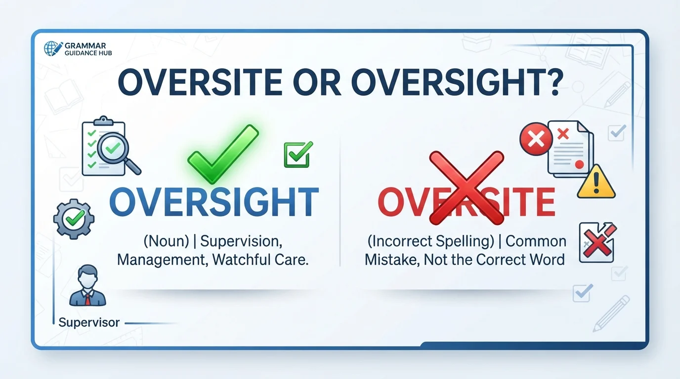 oversite or oversight