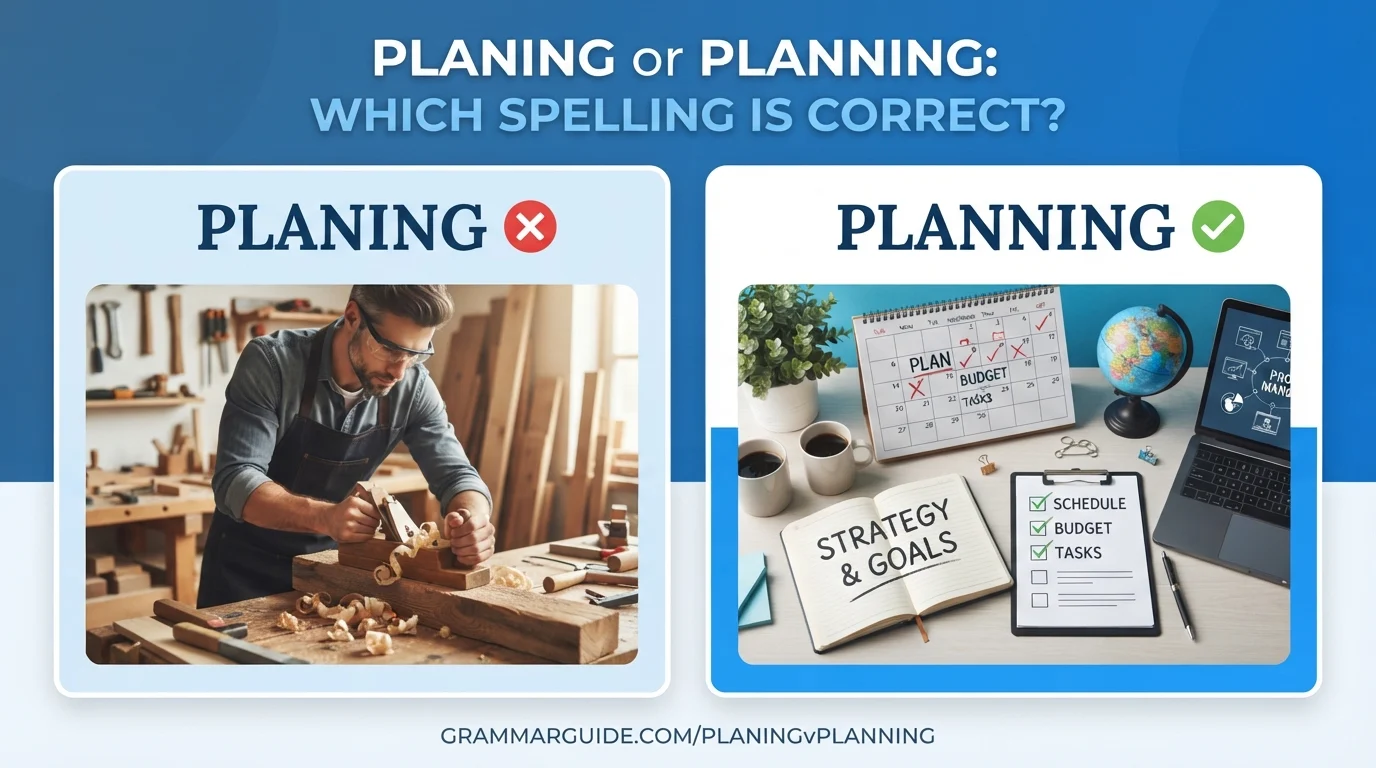 planing or planning