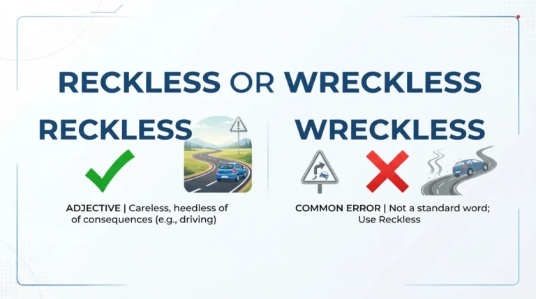 reckless or wreckless