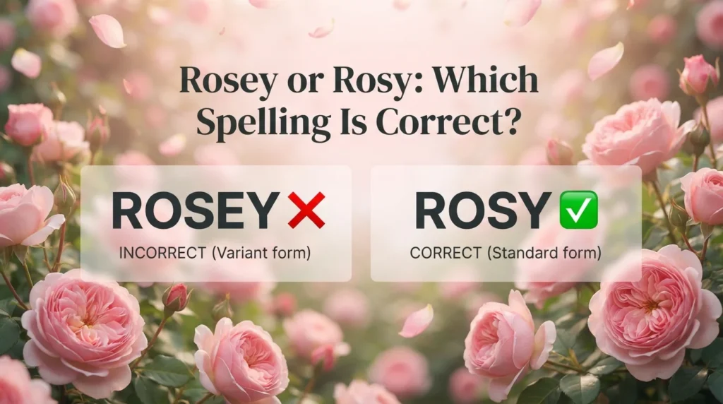 rosey or rosy