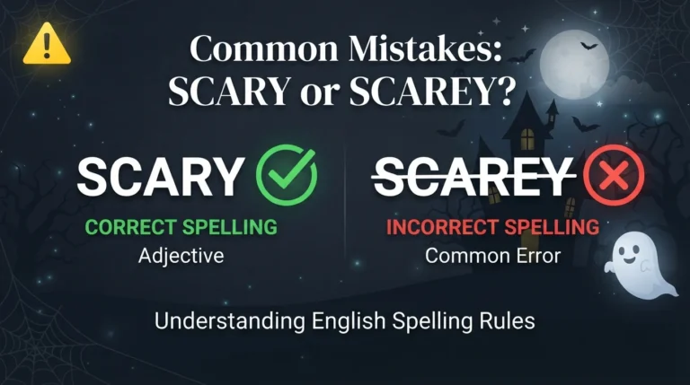 scarey or scary