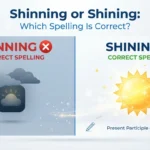 shinning or shining