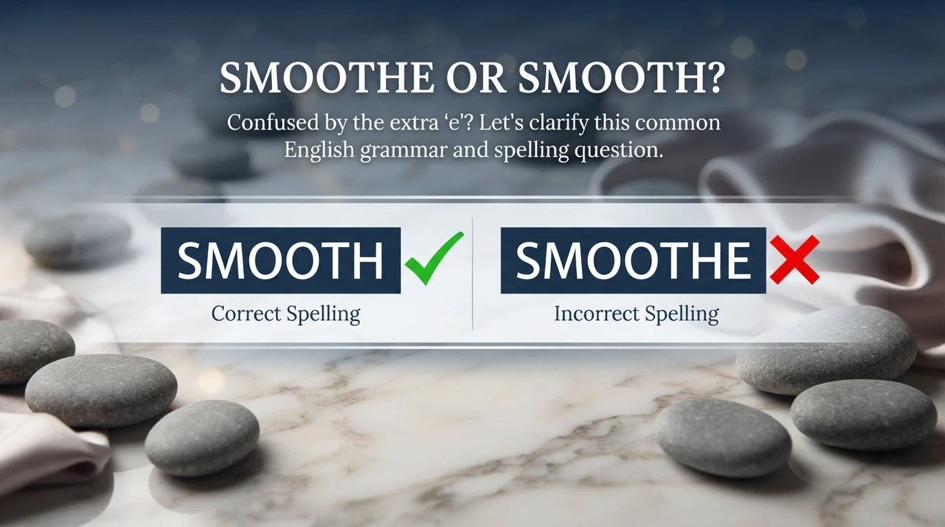 smoothe or smooth