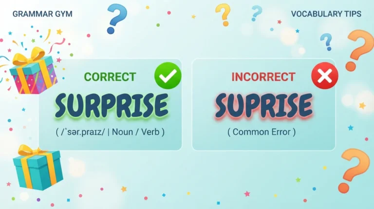 surprise or suprise