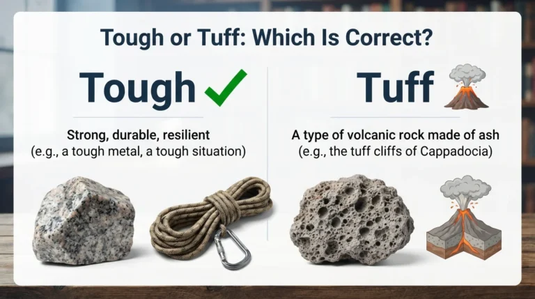 tough or tuff