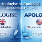 apologise or apologize