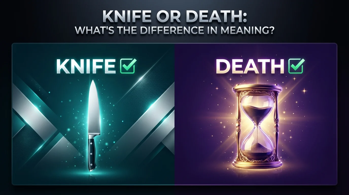 knife or death