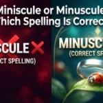 miniscule or minuscule