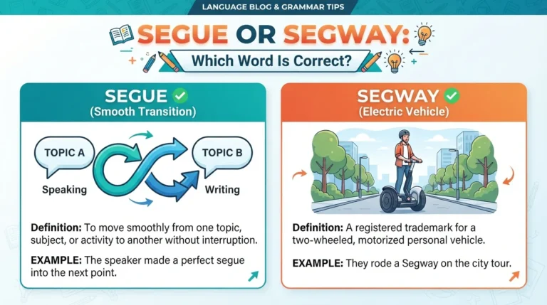 segue or segway