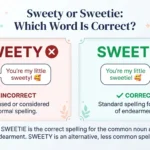 sweety or sweetie
