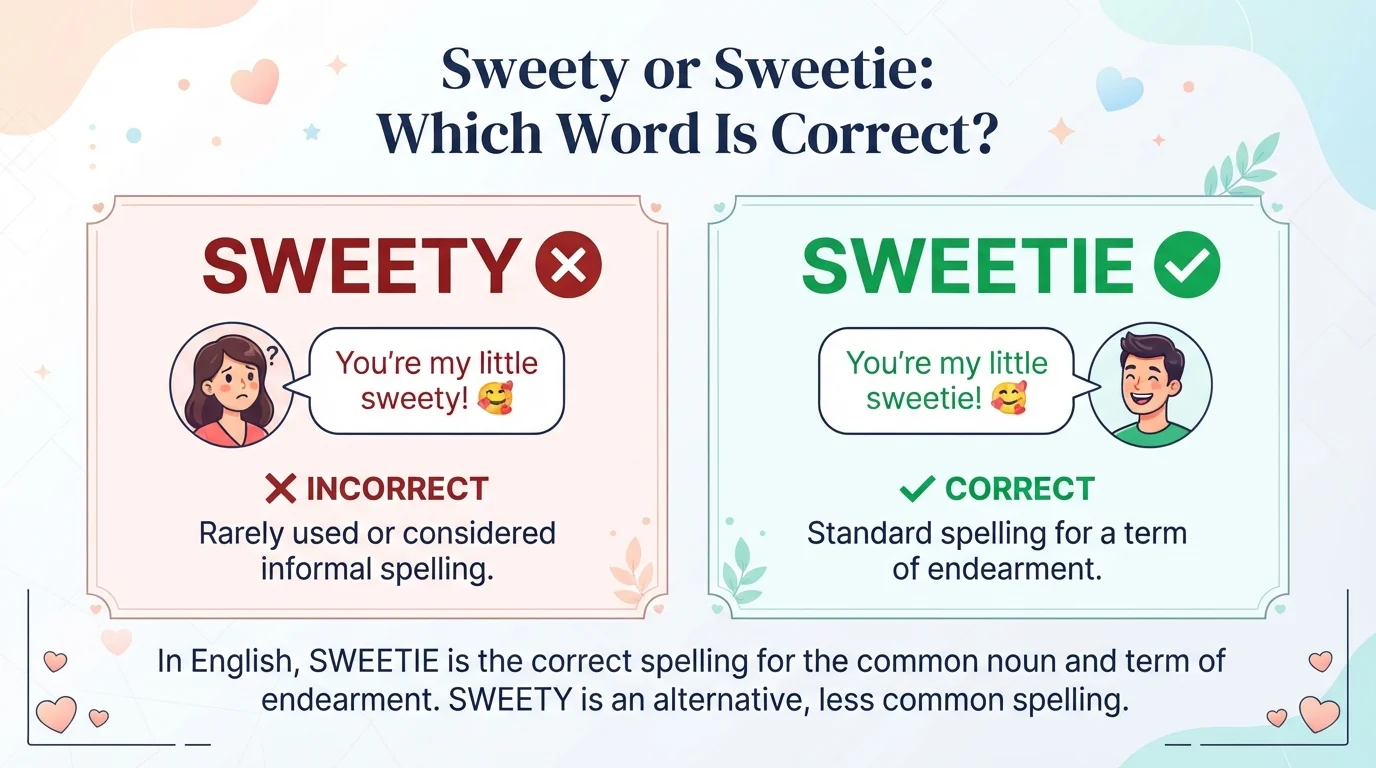 sweety or sweetie