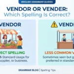 vendor or vender
